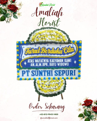 Papan Bunga Duka di Ambarketawang