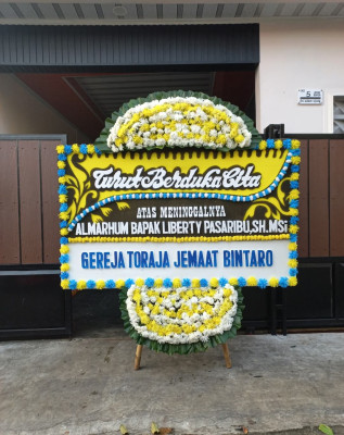 Papan Bunga Duka di Ambarketawang